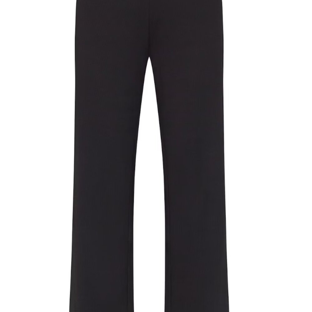 SKIMS XS Black Cotton Rib Pants - Picture 3 of 6
